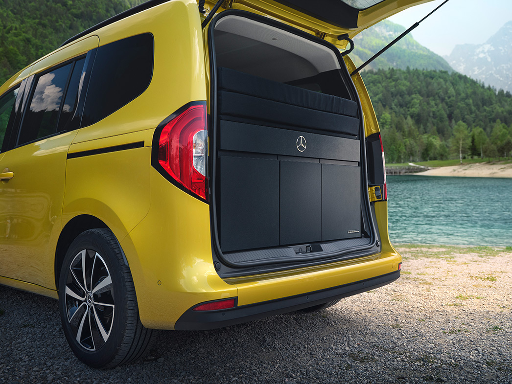 T-Class Marco Polo Module | T-Class | Mercedes-Benz Vans The Marco Polo module transforms the T-Class into a micro camper.