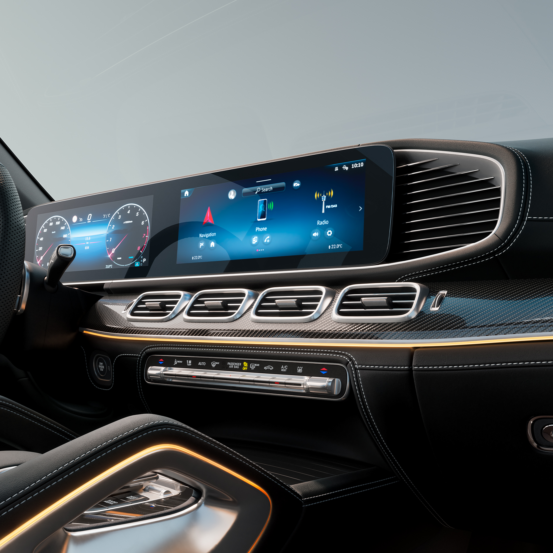 New generation MBUX | GLS | Mercedes-Benz New generation MBUX for the new GLS from Mercedes-Benz.