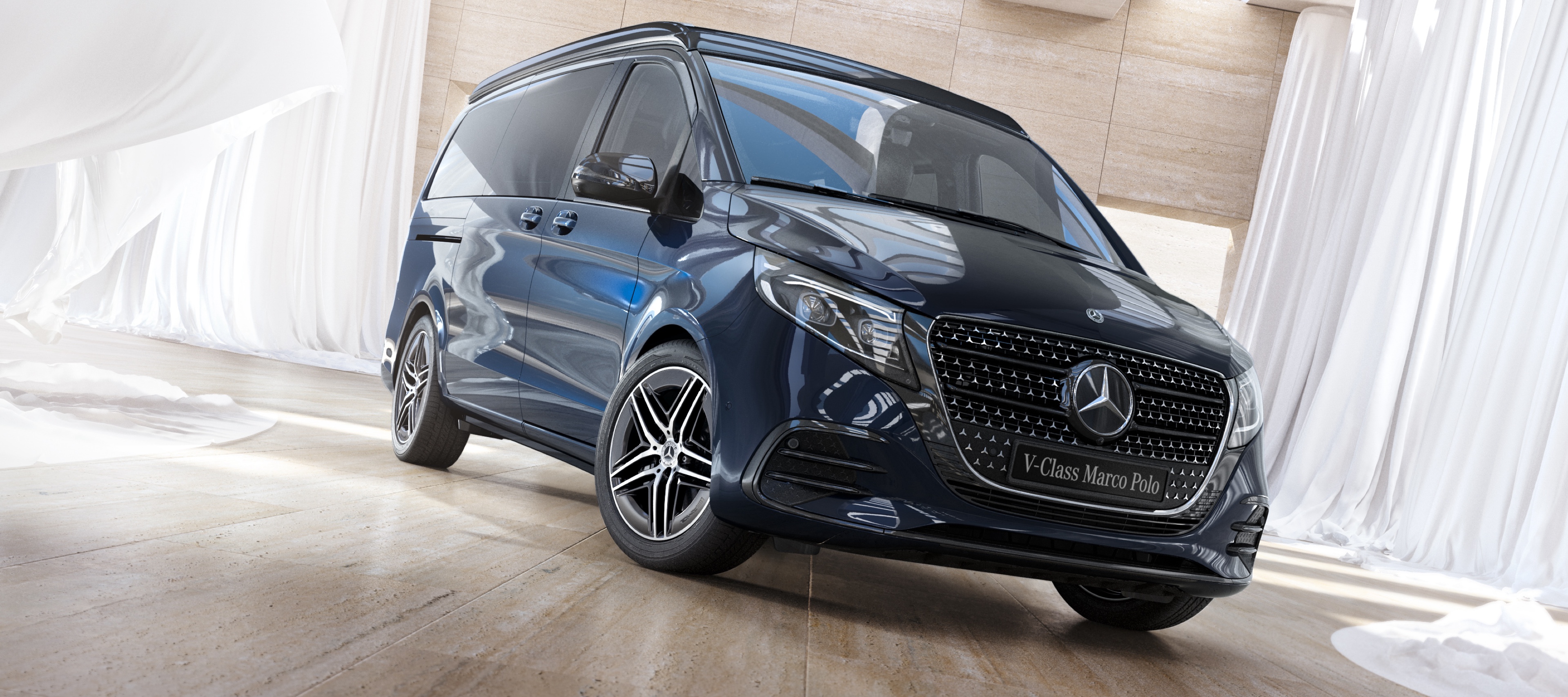 V-Class Marco Polo | Mercedes-Benz The V-Class Marco Polo is the compact camper van for everyone who places the highest value on functionality, design and comfort when driving, living and sleeping.