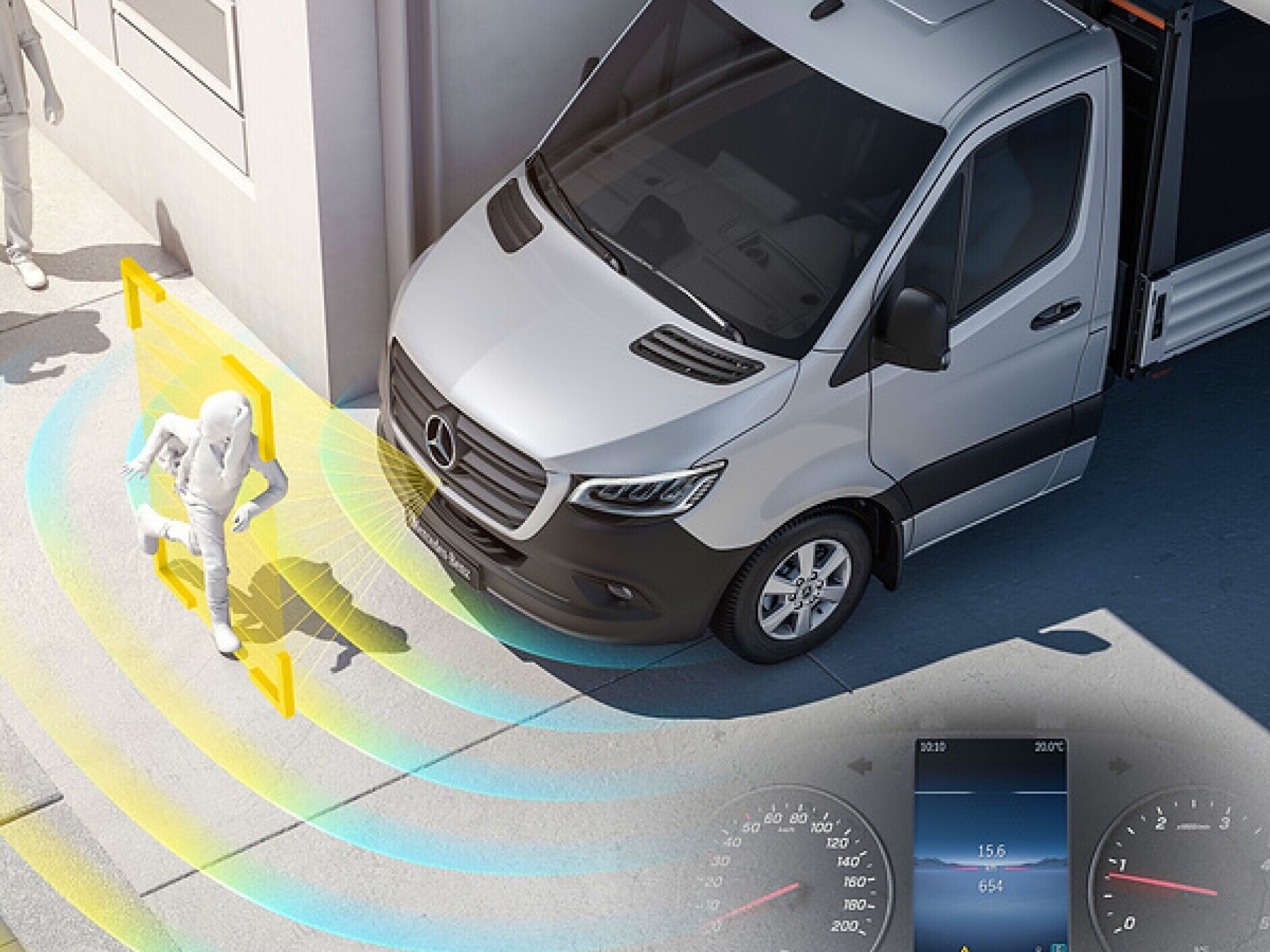 The Moving-off Information System (MOIS) for the Mercedes-Benz Sprinter Chassis.