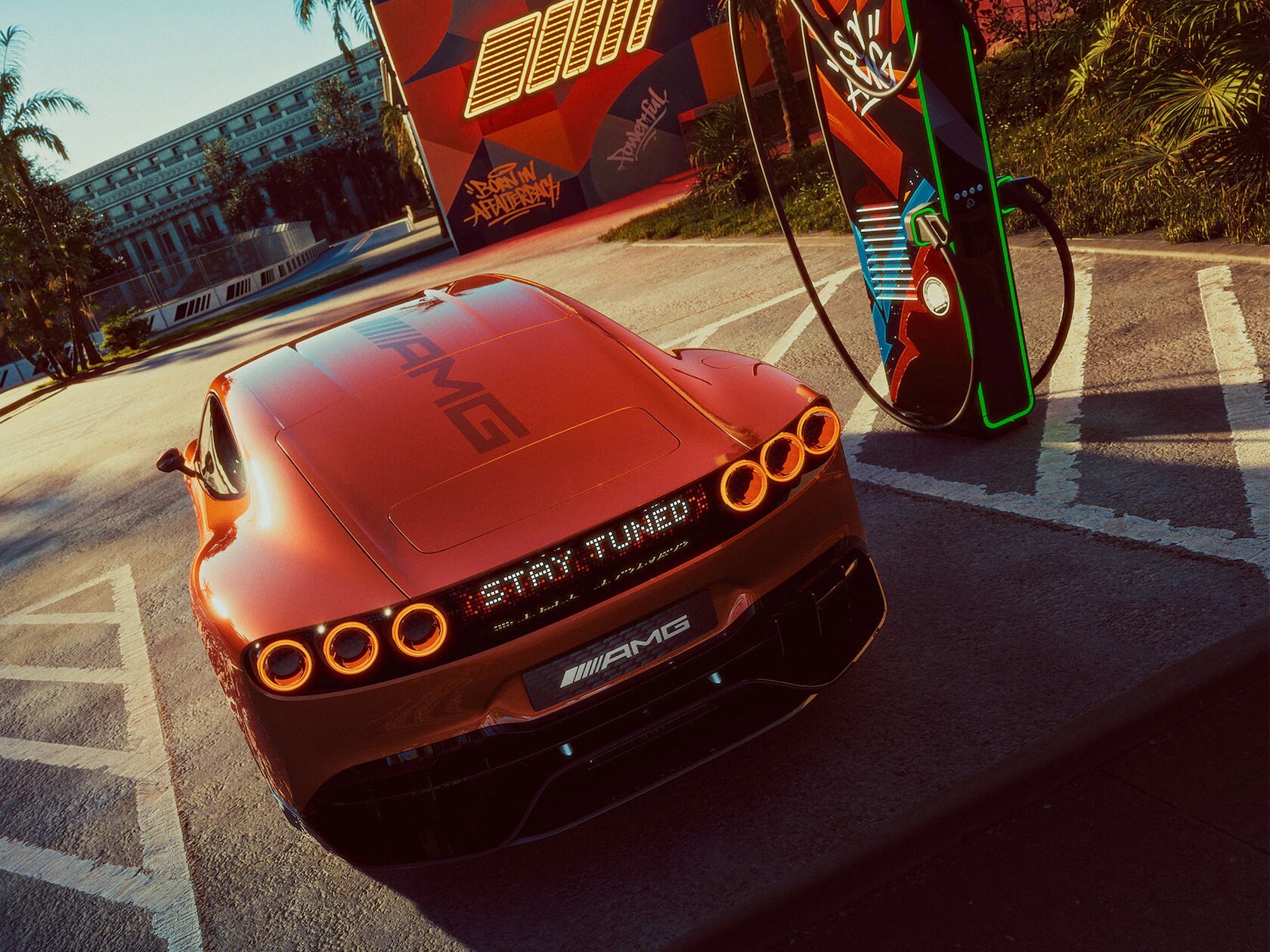 Orange AMG GT XX